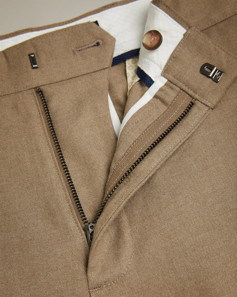 QUANTEM-Trousers-Tapered Fit Flannel Trouser- Ted Baker Romania